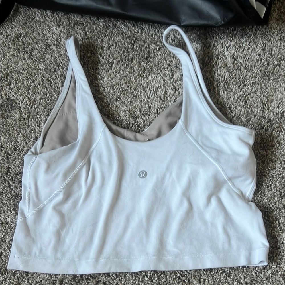 Lululemon Athletica White Sports Bra